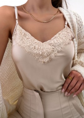 ΜΠΕΖ ΣΑΤΕΝ ΤΟΠ - SATIN LINGERIE