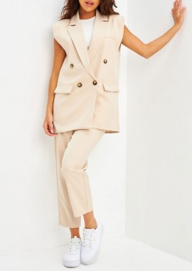 TANGY BEIGE SUIT SET