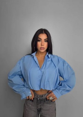 CROP ΠΟΥΚΑΜΙΣΟ - BALLOON SHIRT