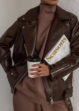 ΚΑΦΕ ΤΖΑΚΕΤ OVERSIZED - PORTER