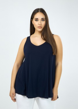 Basic μπλούζα με στρογγυλάδα