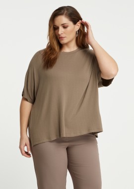 Κοντομάνικο t-shirt βισκόζη