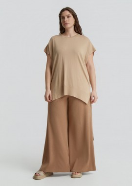 Ασύμμετρη πλεκτή τουνίκ