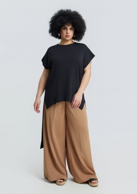 Ασύμμετρη πλεκτή τουνίκ