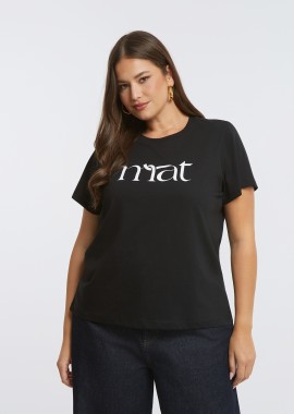 Μπλούζα t-shirt με mat logo