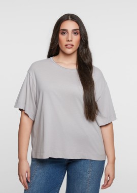 Basic βαμβακερό t-shirt
