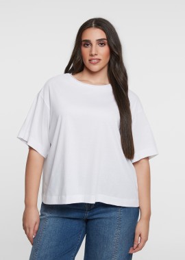 Basic βαμβακερό t-shirt