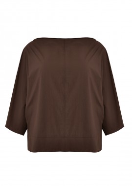 Structured βαμβακερή μπλούζα