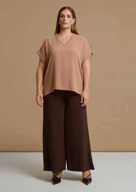 Μπλούζα essential με V-λαιμόκοψη