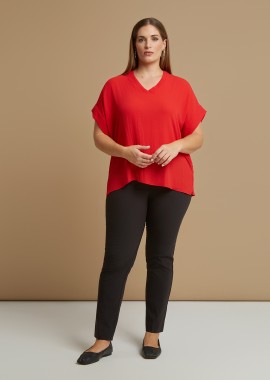 Μπλούζα essential με V-λαιμόκοψη