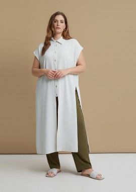 Κοντομάνικη πουκαμίσα airwashed κρεπ