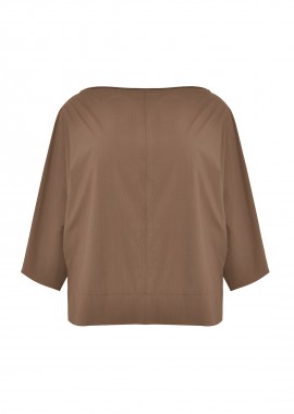 Structured βαμβακερή μπλούζα