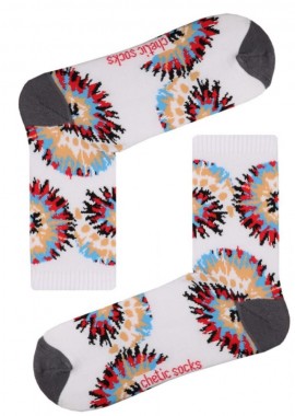 chetic socks - Κάλτσες Aztec λευκό unisex