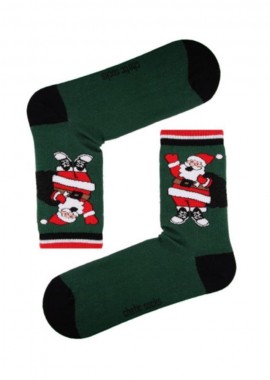 chetic socks - Κάλτσες με σχέδιο Άι Βασίλης unisex