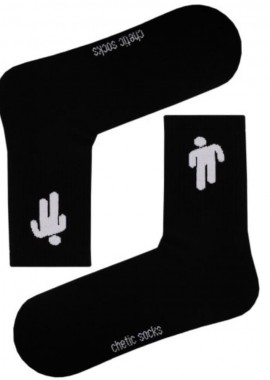 chetic socks - Κάλτσες Billie Elish μαύρο unisex