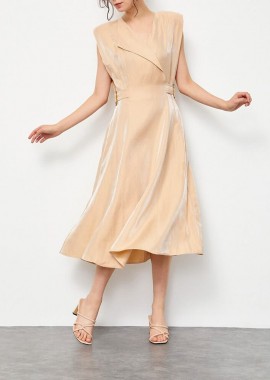 Μεσάτο γυναικείο φόρεμα με βάτες Freidi