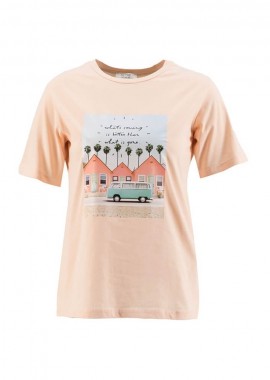 Γυναικείο t-shirt με σχέδιο What's coming..