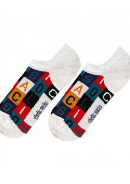 chetic socks - Σοσόνια με γράμματα Unisex