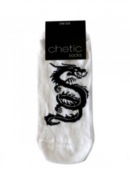 chetic socks - Σοσόνια black dragon unisex