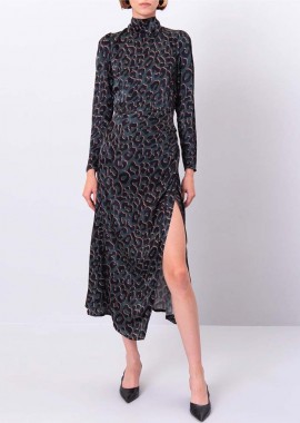 Norah σατέν γυναικείο φόρεμα