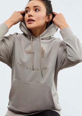 Smilemind φούτερ γυναικείο με κουκούλα