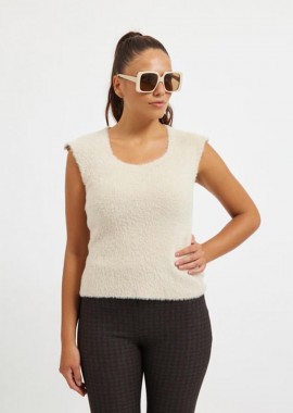 Lamina γυναικεία χνουδωτή μπλούζα