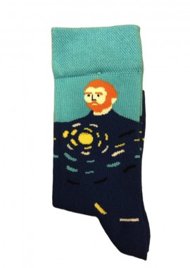 SOU - Κάλτσες με σχέδιο van gogh portrait unisex