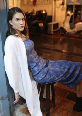 Μίντι φόρεμα με τιράντες Clare