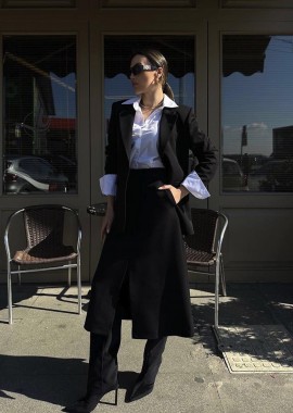 HOPE Γυναικείο Σετ σακάκι με μιντί φούστα