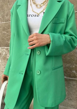 FANSY γυναικείο oversized μπλέιζερ με κουμπιά