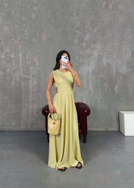 LYDIA ΓΥΝΑΙΚΕΙO ΑΜΑΝΙΚΟ MAKΡΥ ΦΟΡΕΜΑ (ΛΑΙΜ)