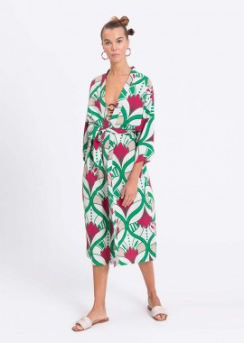 ZULA γυναικείο καφτάνι (ΠΡΑΣΙΝΟ)