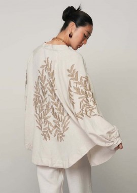 SIA γυναικείο πουκάμισο με κεντήματα