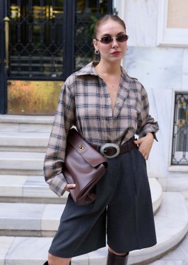 Robin γυναικείο καρό πουκάμισο