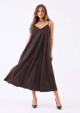 OPIA γυναικείο τιραντε φορεμα σε Α γραμμη