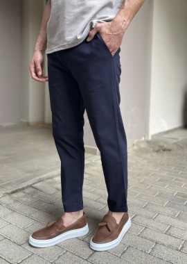 Ben Tailor Ανδρικό μπλε υφασμάτινο παντελόνι Kowalski 0398S