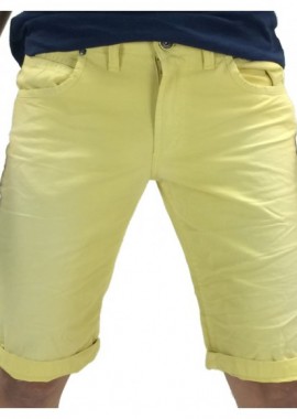 Υφασμάτινη βερμούδα Trial GeremyB (Κίτρινο)
