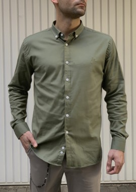 Ben Tailor ανδρικό χακί πουκάμισο Harmony 0395K