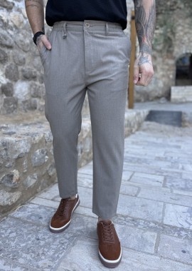 Ανδρικό πούρο υφασμάτινο παντελόνι με λάστιχο JR0021