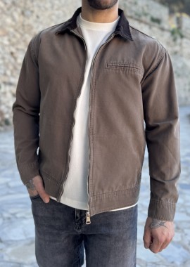Ανδρικό πούρο βαμβακερό Jacket με γιακά LC17644