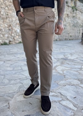 Ανδρικό πούρο υφασμάτινο παντελόνι με πιέτες JR2622P
