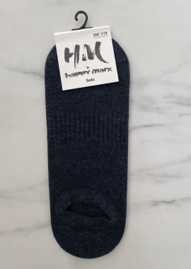 Βαμβακερές κοντές ανθρακί κάλτσες HM25307G