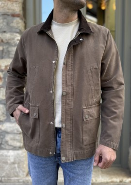 Ανδρικό πούρο βαμβακερό Jacket με γιακά LC18025