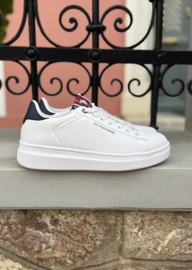 U.S. Polo Assn. ανδρικά λευκά casual sneakers CODY013WHIDBL14