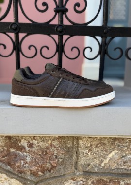 Wrangler αντρικά καφέ sneakers 2025300634B