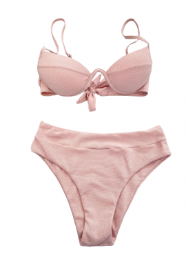 Amelie's - Σετ Μαγιό Μπικίνι Beachy Apparel Ροζ