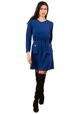 Φόρεμα Με Κορδόνι Ρουά