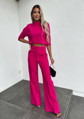 Σετ Παντελόνι Top Aria Φουξ