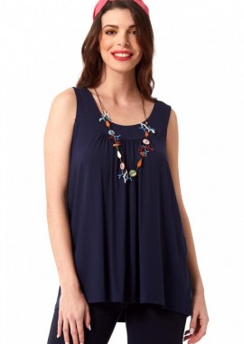 ΜΠΛΕ ΑΜΑΝΙΚΟ ΤΟΠ ΜΕ ΣΟΥΡΑ