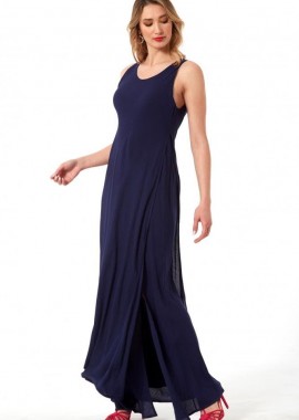 ΜΠΛΕ ΜΑΞΙ ΦΟΡΕΜΑ ΜΕ ΑΝΟΙΓΜΑ ΣΤΟ ΠΛΑΪ